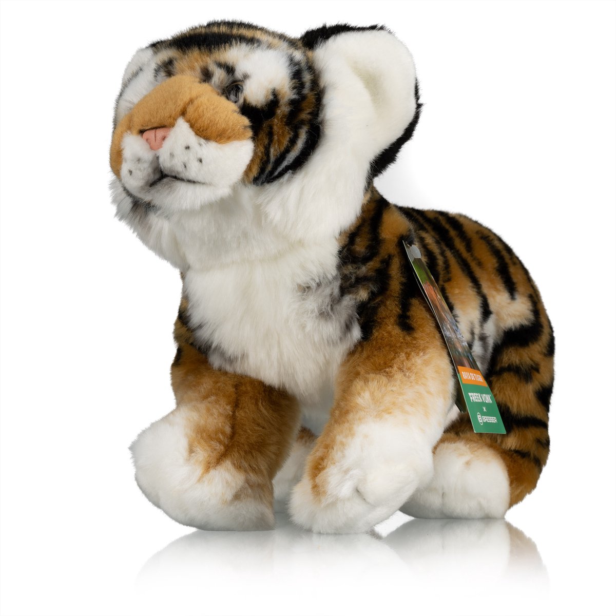 Freek Vonk x BRESSER Raya de Tijger - Pluche knuffel van 50 cm - Gerecycled materiaal — afbeelding 5