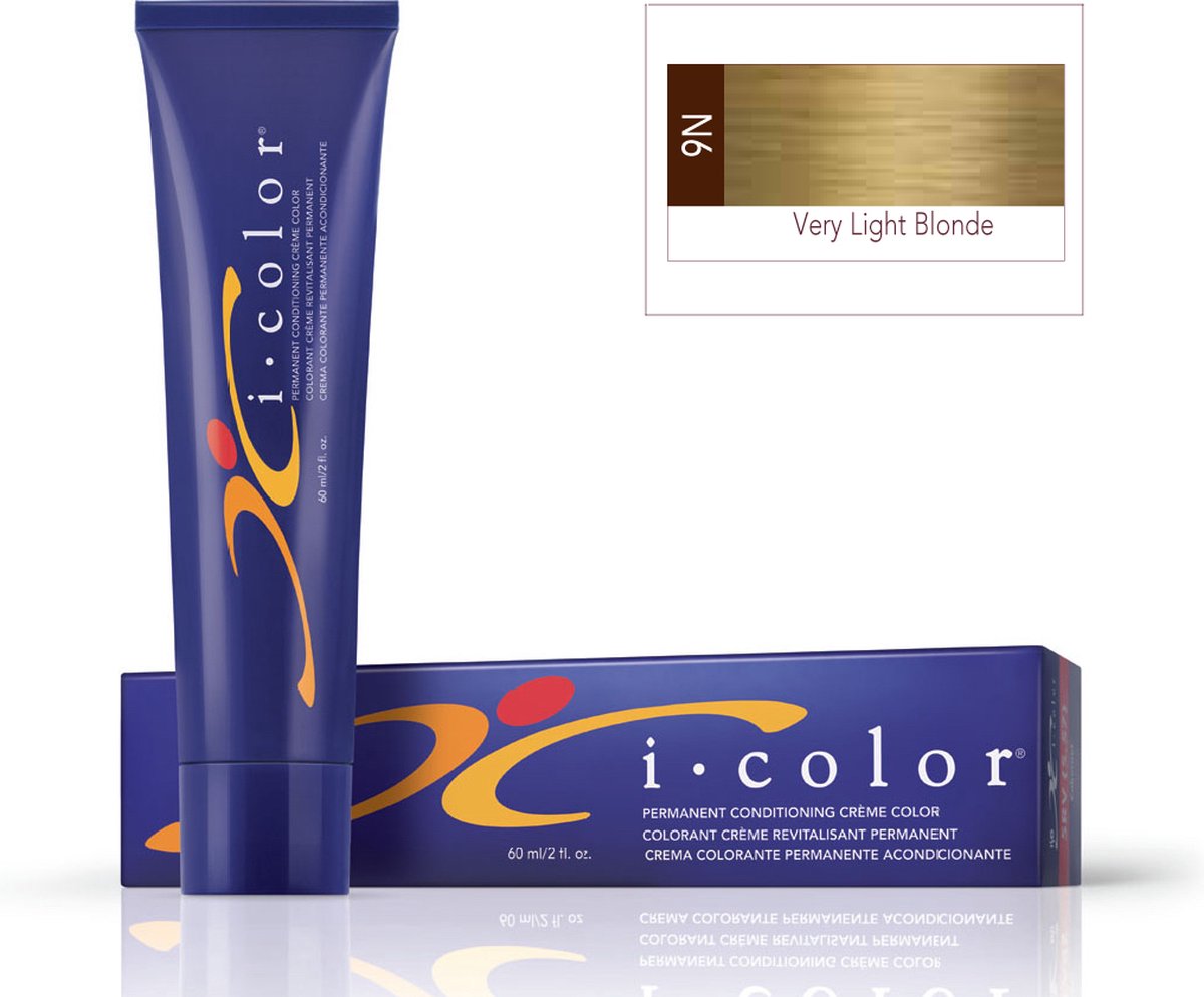 ISO i color Permanent Conditioning Crème Color 60ml 9N Very Light Blonde