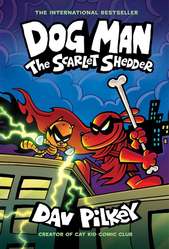 Dog Man- Dog Man 12: The Scarlet Shedder - cover