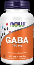 NOW FOODS GABA 750 mg 100 kaps.