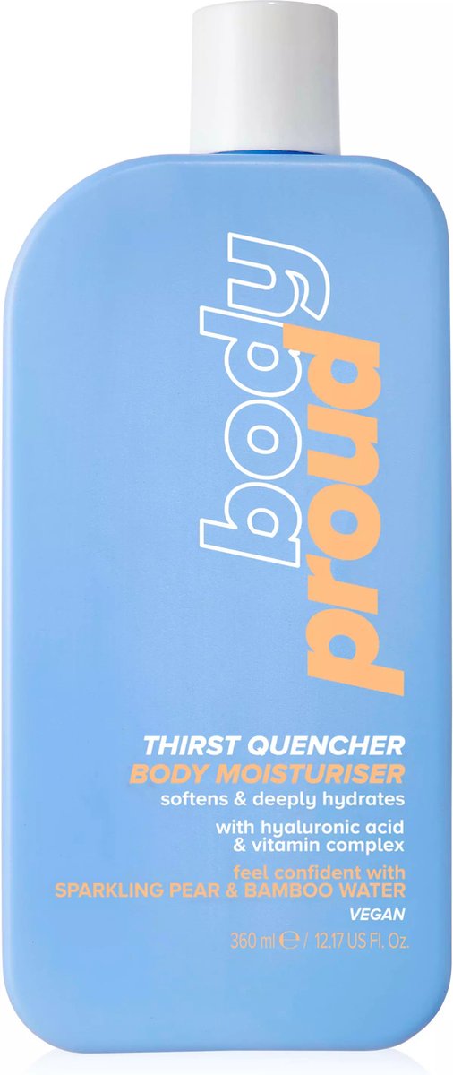 I Am Proud - Body Proud Thirst Quencher Body Moisturiser 360 ml - Lichaamscrème - Niacinamide - Peer en verfrissend Bamboewater