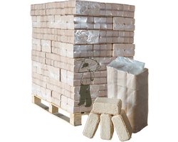 RUF Briketten | 1 pallet – totaal 960 kg (96 pakketten x 10 kg) | Mix van Berken, essen, eik en beuk