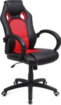Chaise de jeu OBG56BR, noir/rouge