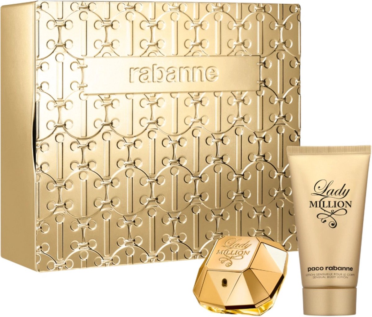 PACO RABANNE Lady Million Eau de Parfum 50ml + Body Lotion 75ml - Paco Rabanne