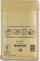 100x 100x Sealed Air® luchtkussen envelop bruin 150 x 210 mm - Met plakstrip - Enveloppendoos - Bubbel enveloppen