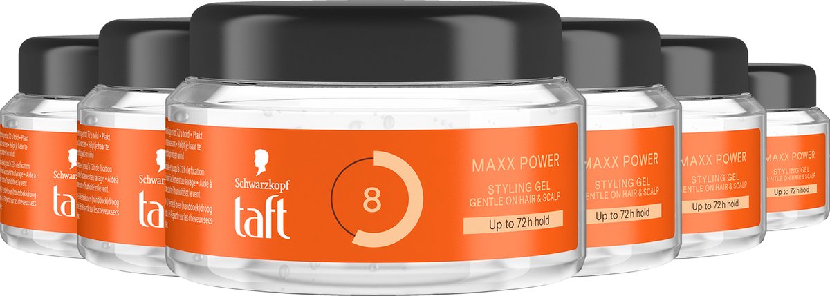 Taft Maxx Power Power Gel - pot - 6x 250ml - Grootverpakking