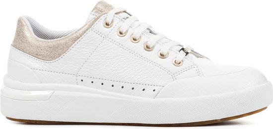 GEOX D DALYLA A Sneakers - WHITE/CHAMPAGNE - Maat 39
