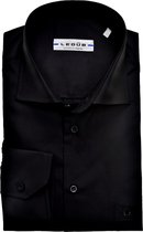 Chemise Ledub Modern Fit noir stretch