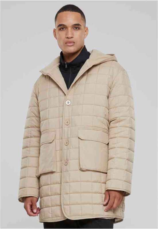 Urban Classics - Polar Fleece Lined Parka jas - M - Beige