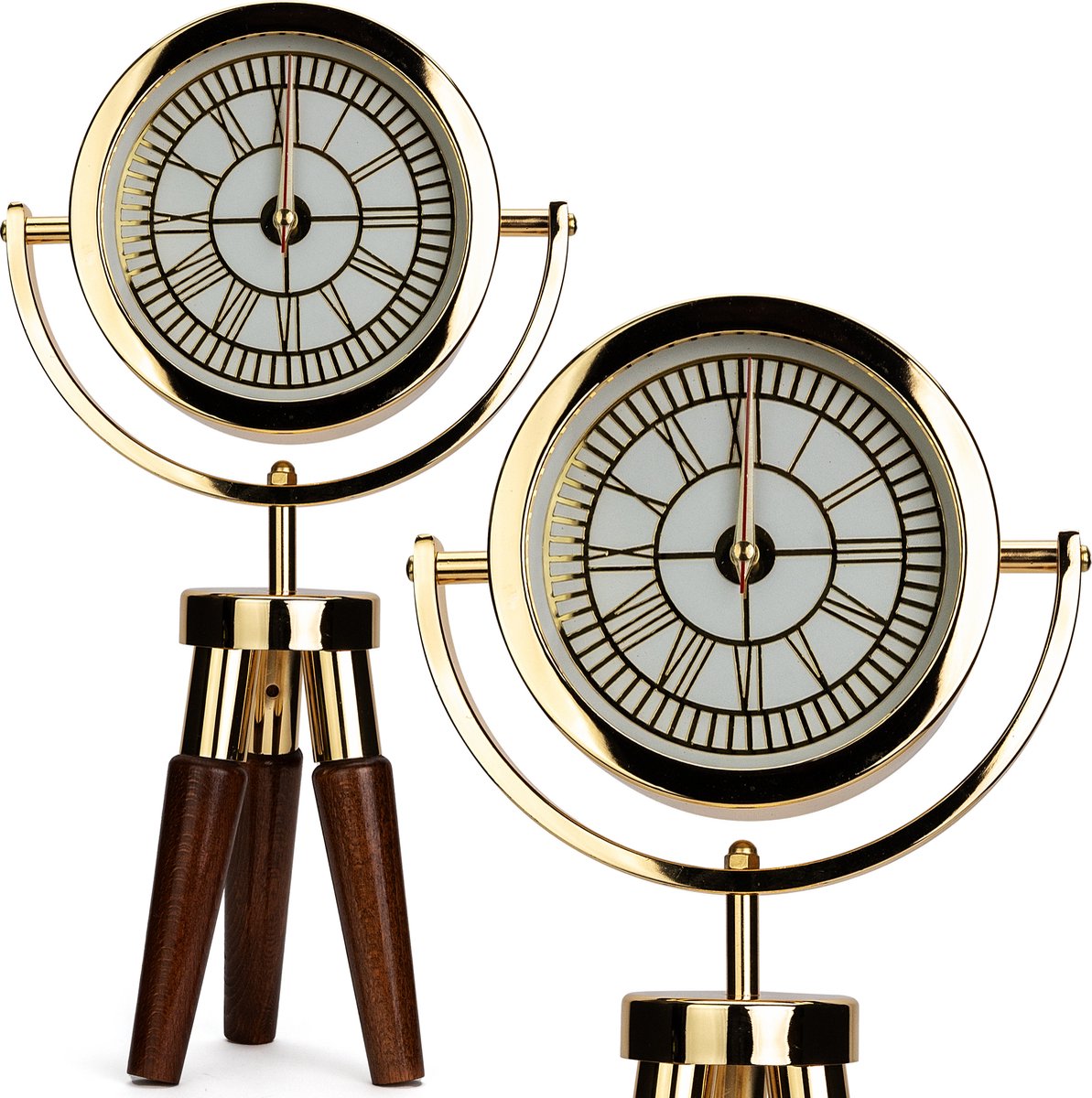 Horloge de table en métal moto 17 cm de haut - horloge de table -  horlogerie - montre