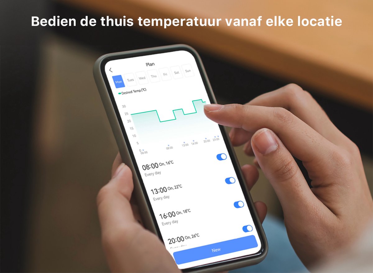Ezviz T55 Slimme thermostaten - Slimme radiatorknop thumbnail 4
