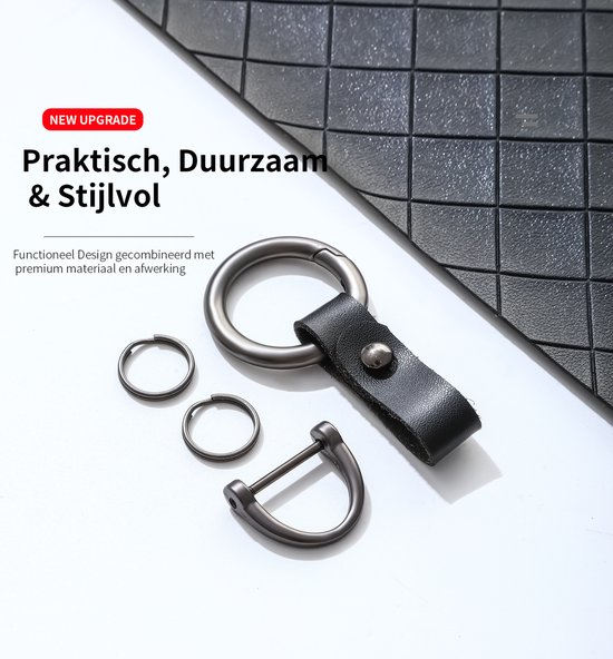 LIFKOME Wierookbrander Sleutelhanger Metaal - Decoratieve Keychain Tas Hanger - Zilver
