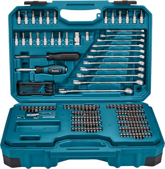 Makita E-10883 Gereedschapsset Doe-het-zelver In koffer 221-delig - Makita