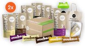 Starterbox Large Original - Vegan Maaltijdvervanger – 12x Shake, 10x Vitaminebar, 2x extra Shake - Plantaardig, Rijk aan voedingsstoffen, Veel Eiwitten – incl. Tote Bag & Shakebeker
