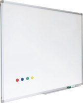 IVOL Whiteboard Premium 100 x 150 cm - Emaille - Magnetisch - Magneetbord - Memobord