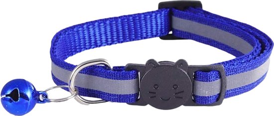 Ouligay 2 Stück Katzenhalsband mit Sicherheitsverschluss,Verstellbar Halsband Katze Kitten, Abreißbares Katzenhalsband Reflektierende Katzen Halsbänder, Verstellbar Kitten Halsband cat Collar 21-32cm