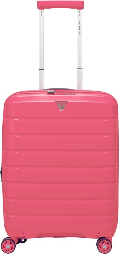 Roncato Handbagage harde koffer / Trolley / Reiskoffer - B-Flying - 55 cm - Roze