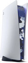 Playstation 5 Console Skin Camouflage Blauw - PS 5 - Middenpaneel - Sticker - Wrap