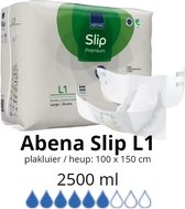 ABENA Incontinentie Slip Premium L1 - Eendelig Verband ter Bescherming van Zwaar Urineverlies en (Dunne) Ontlasting - Perfecte Aansluiting door Flexibele Sluitstrips - 26 Stuks