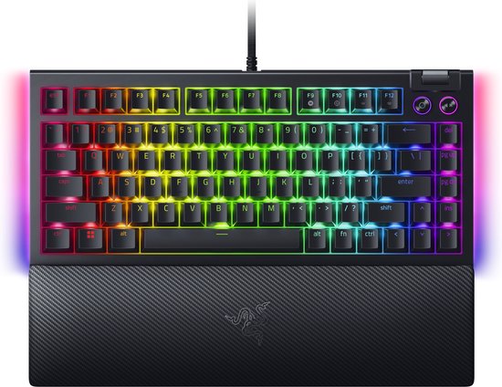 Razer BlackWidow V4 75% - Mechanisch Gaming Toetsenbord - Orange Switch - Razer Chroma RGB - Zwart - Qwerty