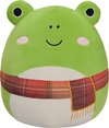 foto van Squishmallows Wendy Green Frog W/Plaid Scarf 30cm Plush