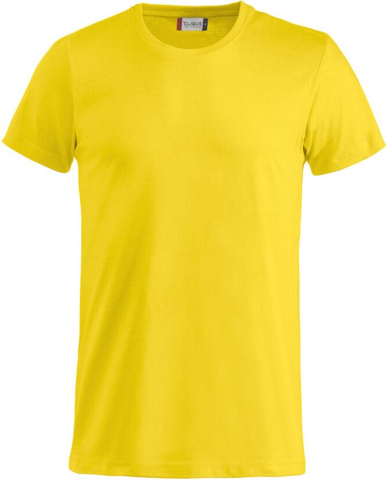 Clique 2 Pack Basic Fashion-T Modieus T-shirt kleur Lemon maat XS