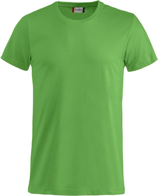 Clique 2 Pack Basic Fashion-T Modieus T-shirt kleur Appel Groen maat 4XL