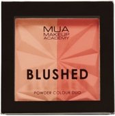 MUA Blushed Colour Duo Poeder Blush - Peachy