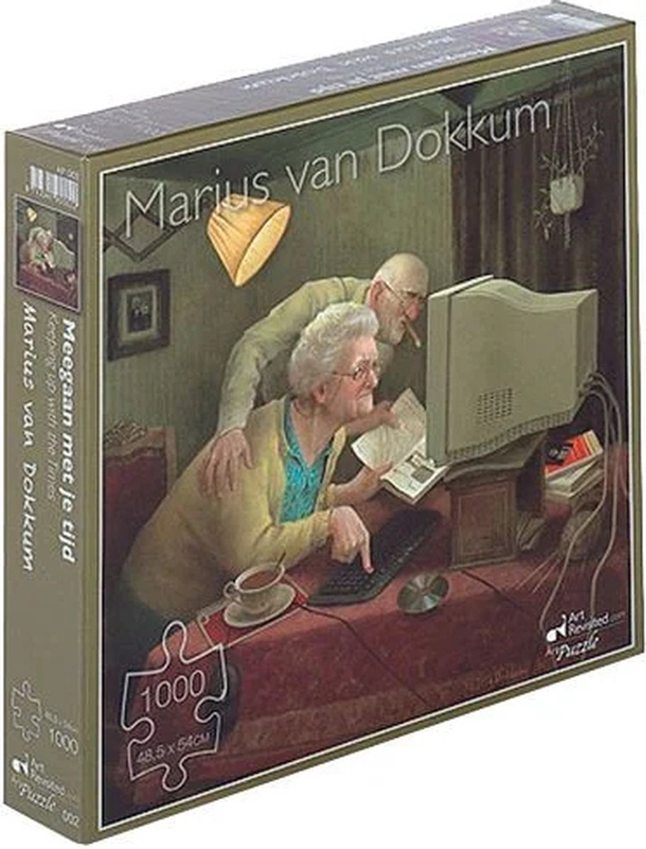 Marius van Dokkum Puzzel - Meegaan met je Tijd - 1000 st — afbeelding 4