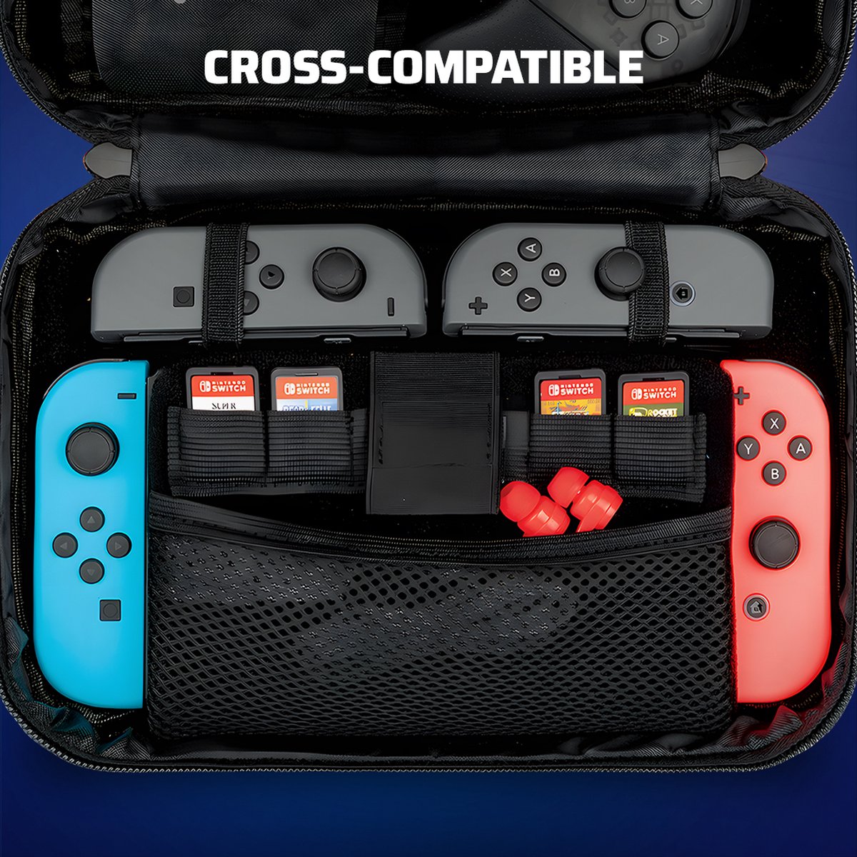PDP Gaming Overnight Case - Mario Kart Drift Glow in the Dark - Consolehoes - Nintendo Switch/OLED/Lite