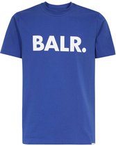 BALR. - Heren Tee SS Brand Straight T-Shirt - Blauw - Maat M