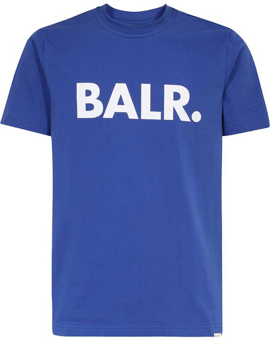 BALR. - Heren Tee SS Brand Straight T-Shirt - Blauw - Maat S