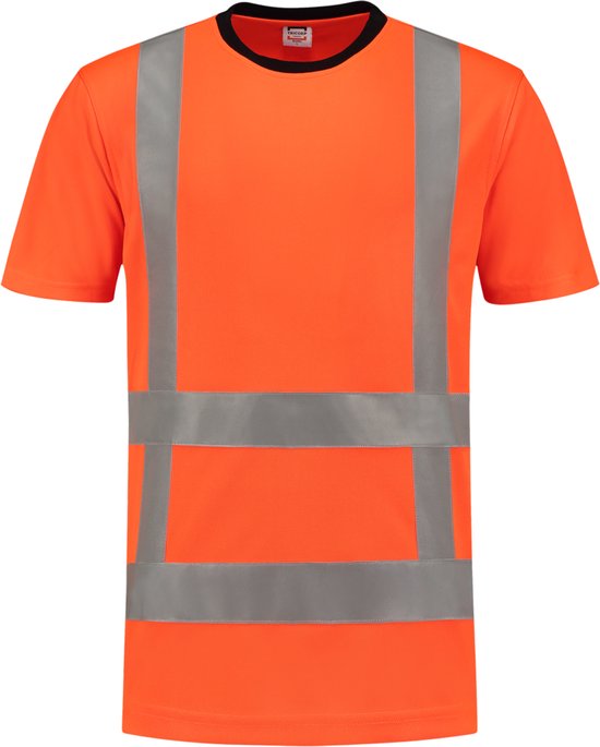 Tricorp T-shirt RWS Birdseye 103005 Fluor Oranje - Maat 5XL