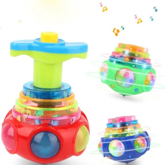 Jouets Bébé - speelgoed lumineux - Musique - Toupie - Coloré - Pour bébés -  Pour les