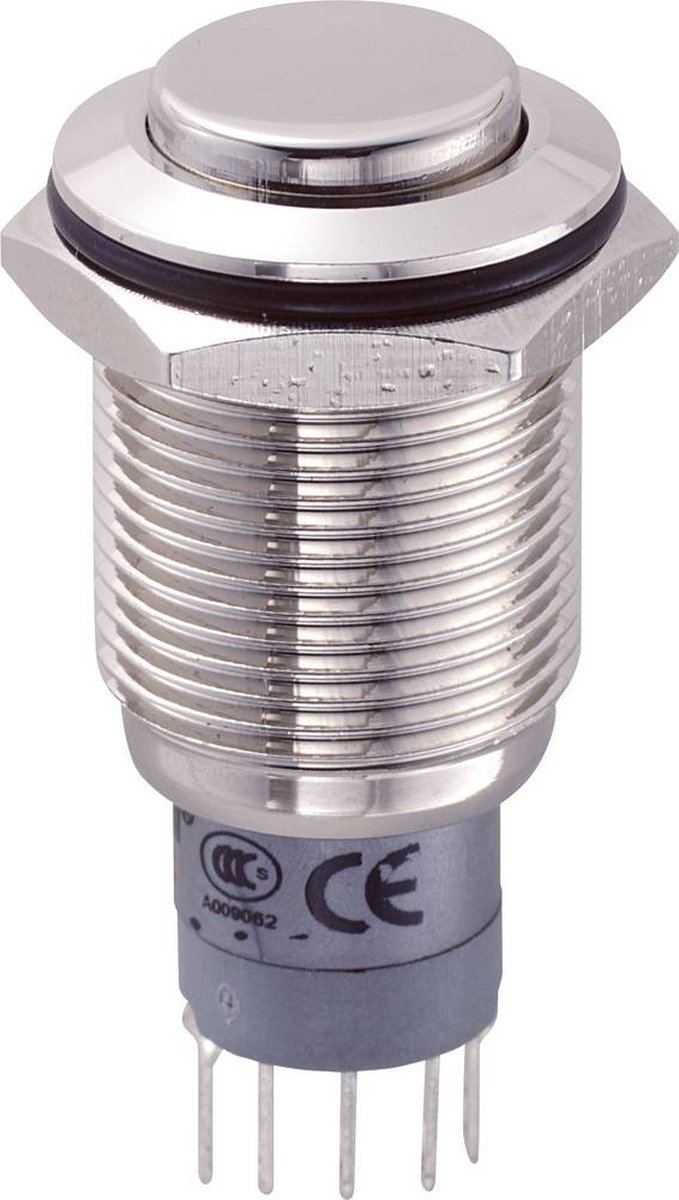 TRU COMPONENTS 701981 LAS2GQH-11Z/N/P Vandalismebestendige drukschakelaar 250 V/AC 3 A 1x aan/aan Continu 1 stuk(s)