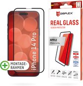 Displex Real Glass Full Cover Screenprotector voor iPhone 14 Pro - Transparant