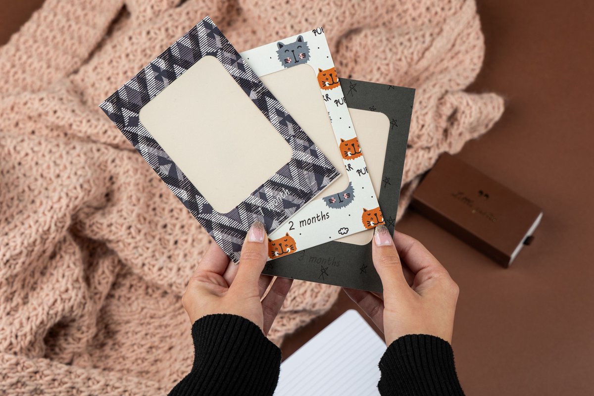 Pure Moms - Beige Luxe Memory box - Baby Herinneringsdoos - Kraamcadeau - Babyshower Babycadeau - Voor Eerste Babyjaren - Houten Tanden doosje - Zeer luxe Baby Geschenkset - 24 delig Herinneringsdoos - inclusief inktafdrukje - Speentje – foto 5