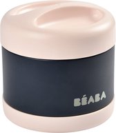 BEABA Geïsoleerde RVS portie 500 ml (lichtroze / nachtblauw)