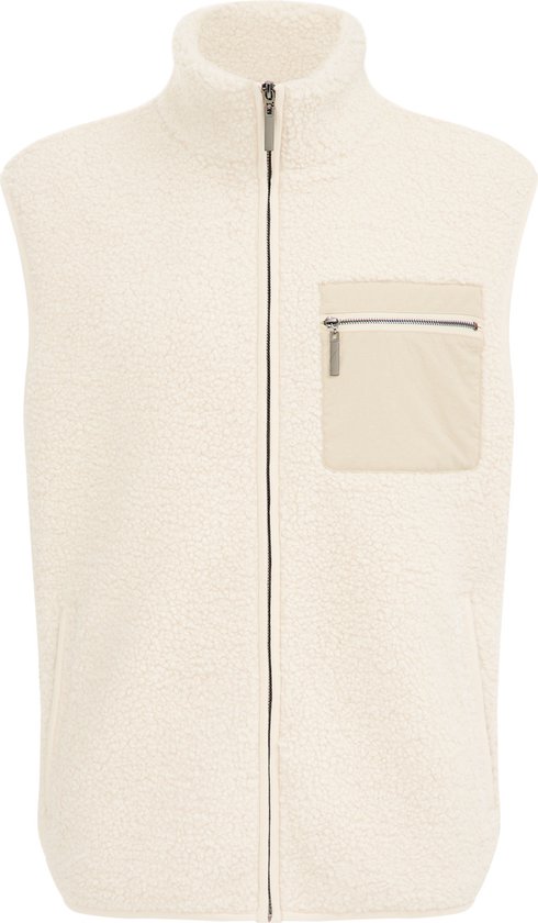 WE Fashion Heren teddy bodywarmer