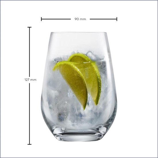 SCHOTT ZWIESEL After Work Drinks knop, set met 4 cocktailglazen, 4 glazen rietjes en 1 katoenen borstel, vaatwasmachinebestendige Tritan-kristalglazen, Made in Germany (artikelnr. 130014