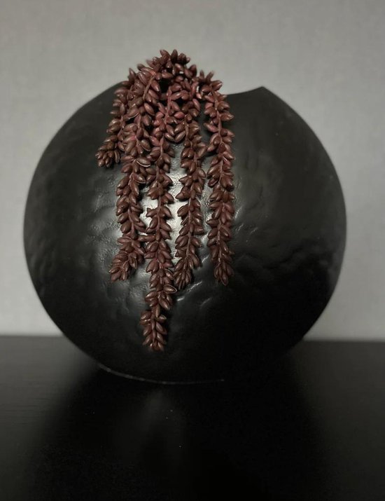 COSTWAY Kunstmatige Olijfboom, Kunstplant 180 cm, Kamerplant met Cementpot, Natuurlijke Bladeren & 72 Vruchten