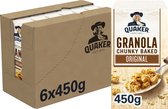 Quaker Cruesli Granola Original - Ontbijtgranen - 6 x 450 gram
