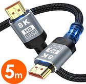 Vesfy Premium HDMI 2.1 Kabel - Ultra HD 8K 60hz - 4K 120hz - 5 Meter - 48Gbps - Ps5 / Xbox