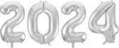 Ballon aluminium 2021 argent 41cm | Décoration de la Saint-Sylvestre | Ballons de nouvel an