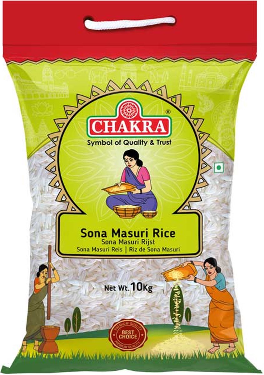 Chakra - Sona Masoori Rijst, 10kg
