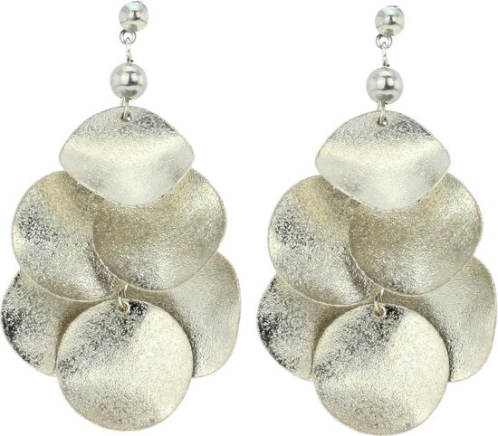 Boucle d'oreille Behave avec pendentifs ronds