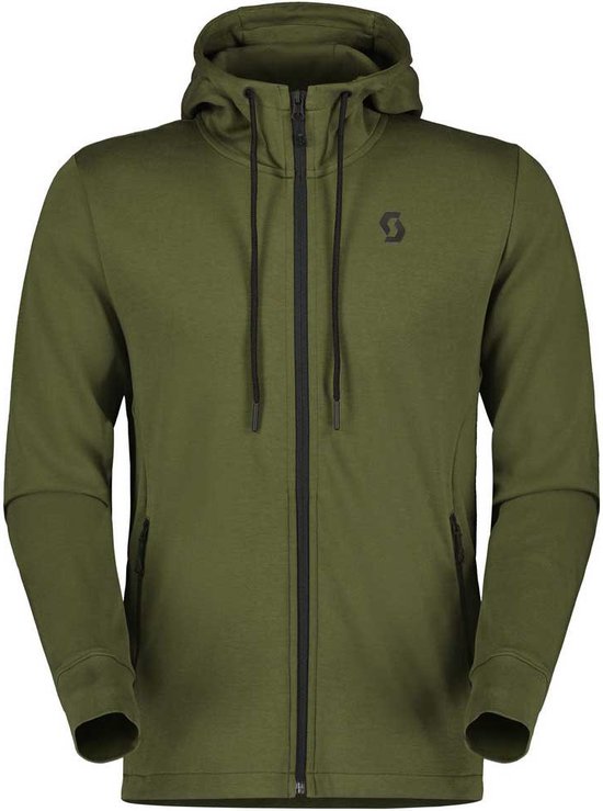 Scott Tech Zip Fleece Groen L Man