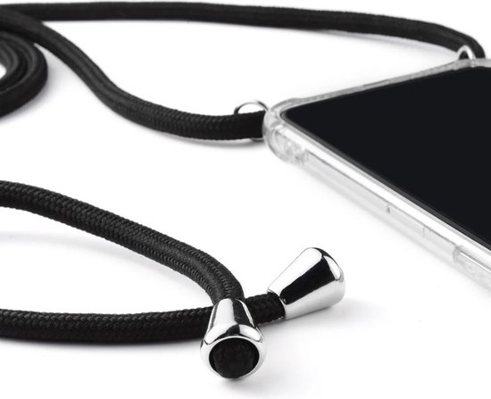 Étui avec cordon adapté pour iPhone 11 - Étui antichoc Lennexo transparent avec cordon