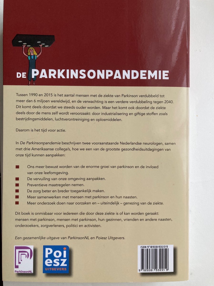 De Parkinsonpandemie - back cover