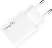 QIHANG Adapter USB-C - 20W - Model Z25-C - Snellader - Oplader - Stekker - Oplaadstekker - Quick charge 3.0 - Fast Charger - Wit - Universeel - Geschikt voor iPhone, Samsung, Huawei, Xiaomi